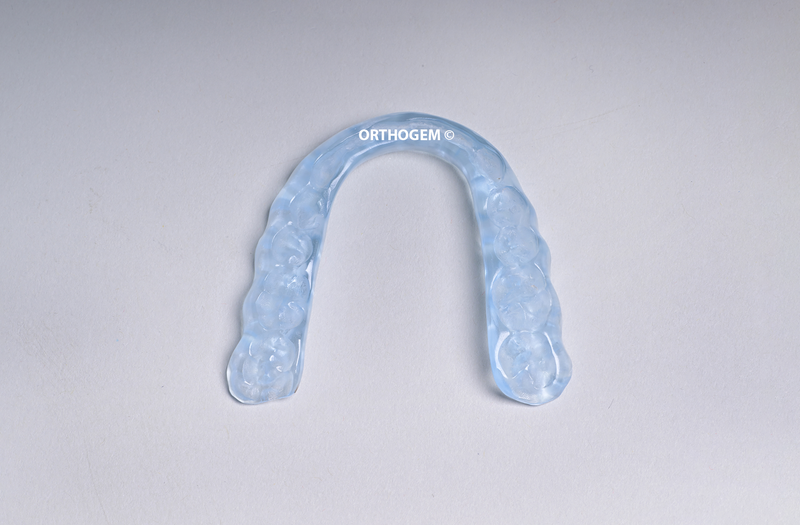 Gouttière per opératoire chirurgie maxillo-facial fabriqué par Orthogem laboratoire ODF et ortho france